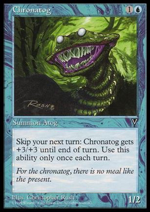 Magic the Gathering: Visions (Base Set) card 28 Chronatog