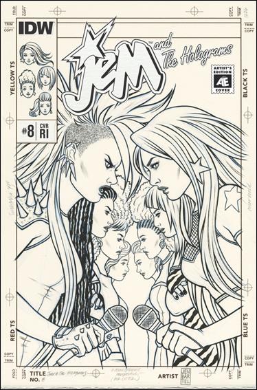 Jem and the Holograms issue 8-B Jen Bartel 1:10 Artist's Edition Cover