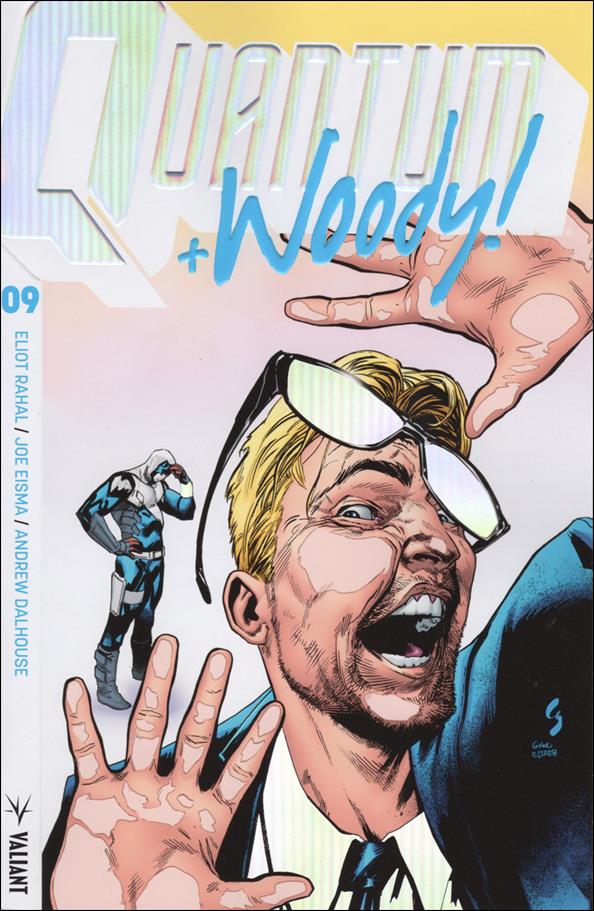Quantum & Woody (2017) issue 9-B Geoff Shaw "Extreme Ultra-Foil" Cover