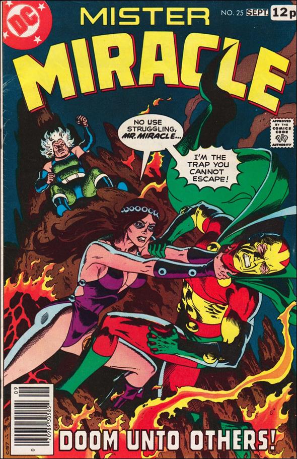 Mister Miracle (1971) issue 25-B UK Price Cover