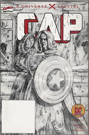Universe X: Cap issue 1-C Dynamic Forces Sketch Cover
