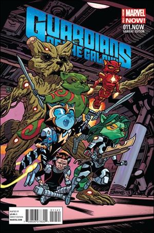Guardians of the Galaxy (2013) issue 11-B Chris Samnee 1:25 Animal Cover