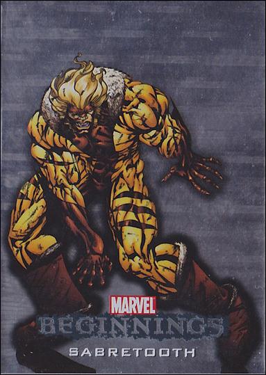 Marvel Beginnings: Series 1 (Marvel Villains Hologram Subset) card H-33 Sabretooth