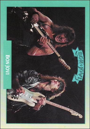 Rock Cards (Base Set) card 214 Bon Jovi
