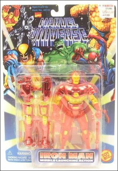 Marvel Universe (1996) figure 13 Iron Man (with Missile Launching Action)