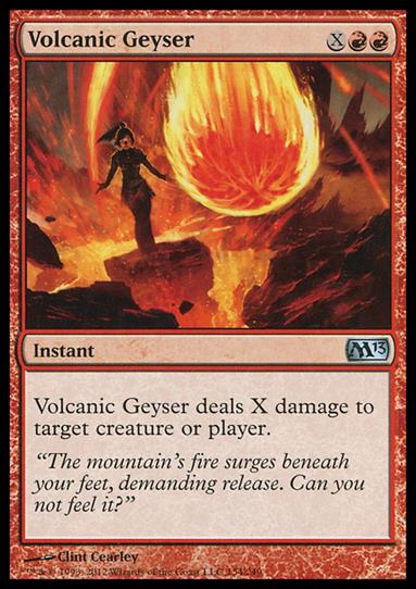 Magic the Gathering: 2013 Core Set (Base Set) card 154 Volcanic Geyser