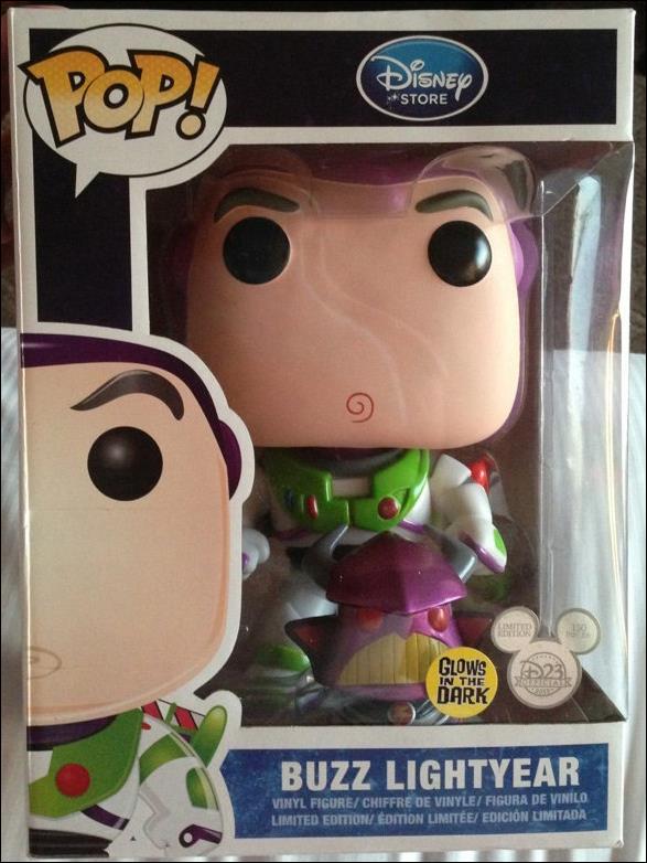 POP! Disney figure 2-B Buzz Lightyear (GITD 9 inch)
