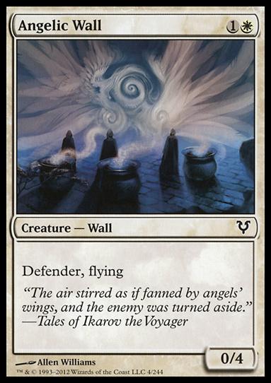 Magic the Gathering: Avacyn Restored (Base Set) card 4 Angelic Wall
