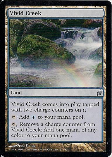 Magic the Gathering: Lorwyn (Base Set) card 276 Vivid Creek