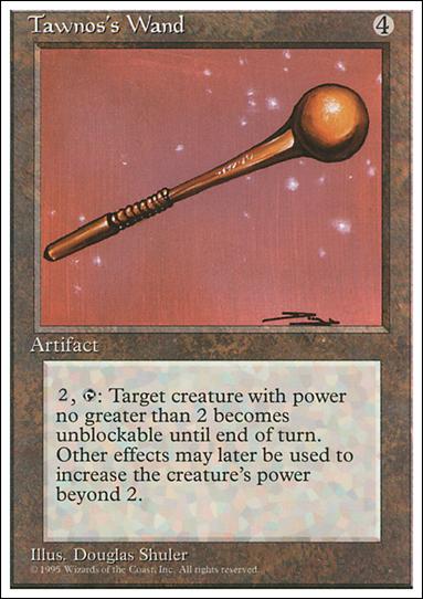 Magic the Gathering: 4th Edition (Base Set) card 348 Tawnos's Wand
