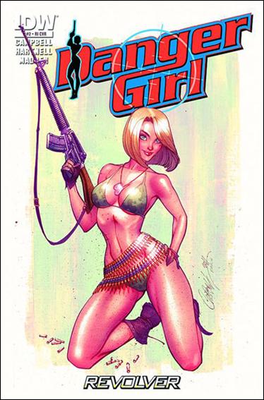 Danger Girl: Revolver issue 1-F J. Scott Campbell Newcomix Cover
