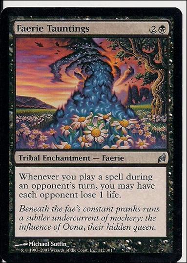 Magic the Gathering: Lorwyn (Base Set) card 112 Faerie Tauntings