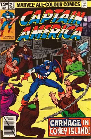 Captain America (1968) issue 240-B UK Price Cover