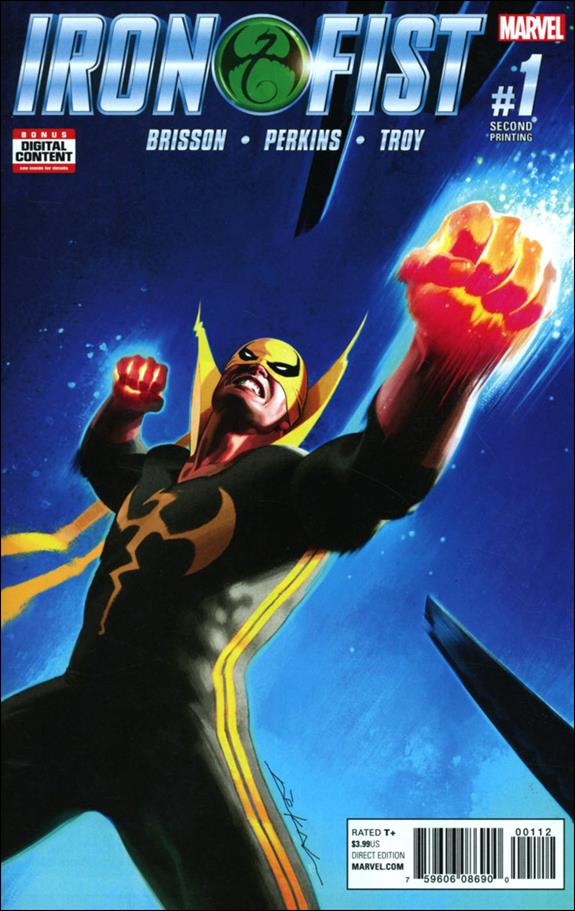 Iron Fist (2017) issue 1-R Jeff Dekal Cover (2nd Printing)