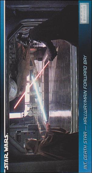 Star Wars Widevision (Base Set) card 75 Int. Death Star - Hallway/Main Forward Bay