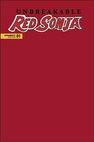 Unbreakable Red Sonja issue 1-I Blank 
