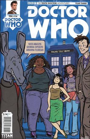 Doctor Who: The Tenth Doctor Year Three issue 14-C Nick Abadzis Cover