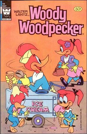 Walter Lantz Woody Woodpecker  issue 196-B White Logo