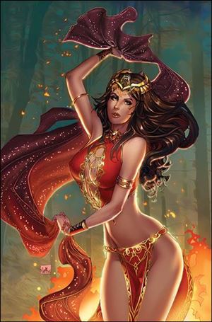 Kiss (2014) issue 0-H Nei Ruffino SDCC Dancing Cover 1/150