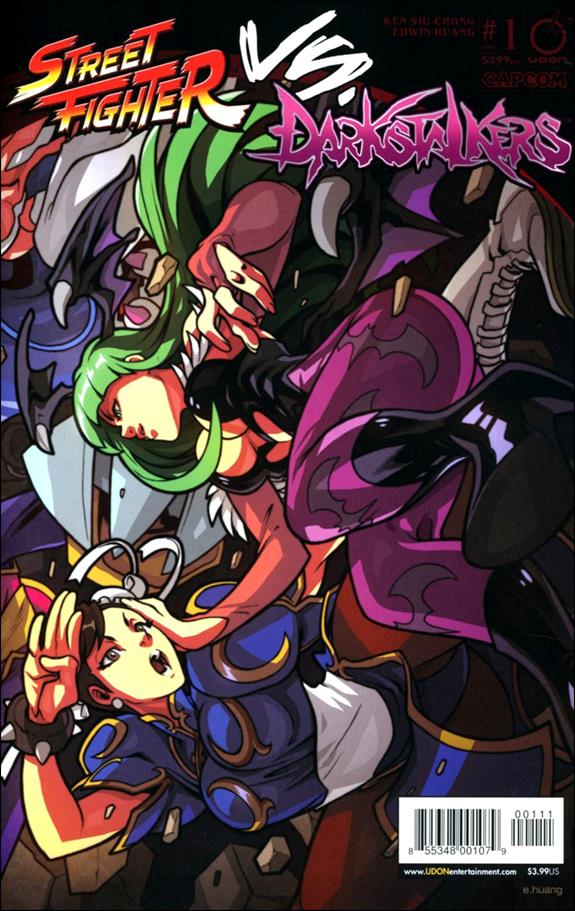 Street Fighter vs Darkstalkers issue 1 Edwin Huang Wraparound Cover
