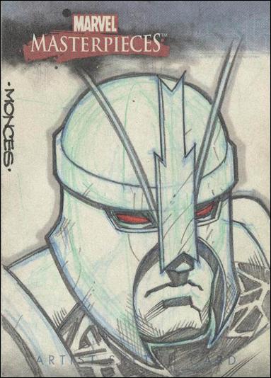 2007 Marvel Masterpieces (Sketch Card Subset) card RM Randy Monces 1/199