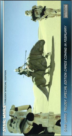 Star Wars Trilogy Special Edition Widevision (Promo) card P1 Star Wars Trilogy Special Edition Cards Coming...