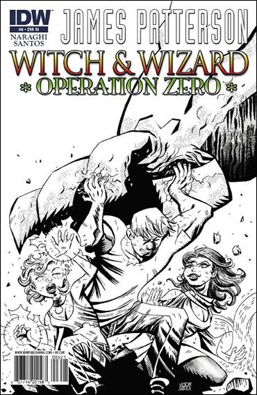 Witch & Wizard: Operation Zero issue 6-B Victor Santos 1:10 Black and White Cover