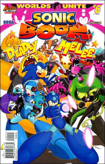 Sonic Boom issue 9 Patrick "Spaz" Spaziante Cover