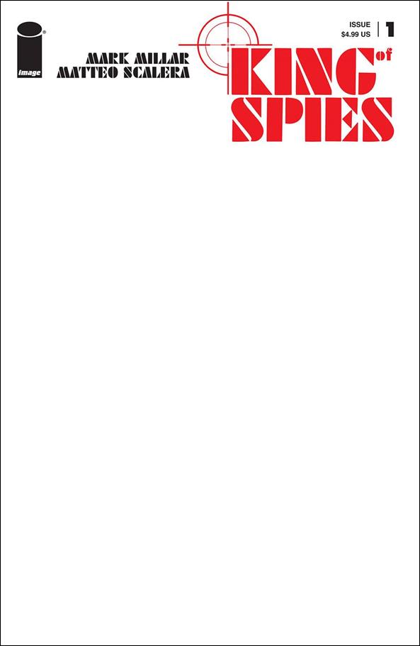 King of Spies issue 1-E Blank/Sketch Cover