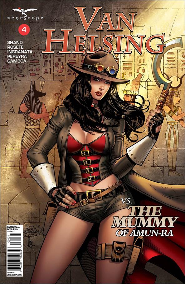 Van Helsing vs the Mummy of Amun-Ra issue 4-C Noah Salonga Cover