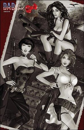 B.A.R. Maid issue 5-D Franchesco! Moore Editions Cover 1/500