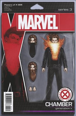 Powers of X issue 5-C John Tyler Christopher Action Figure Cover