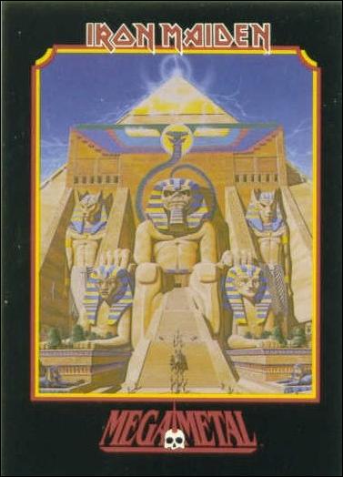 Mega Metal (Base Set) card 34 "Powerslave" Album Cover