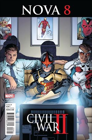 Nova (2016) issue 8-B Tom Raney Civil War Reenactment Cover