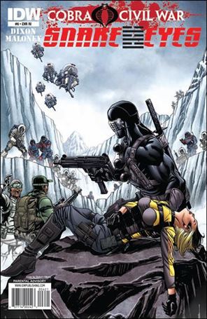 G.I. Joe: Snake Eyes (2011) issue 6-C Robert Atkins 1:10 Crisis on Infinite Earths Cover