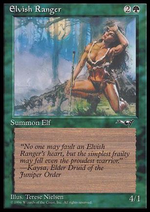 Magic the Gathering: Alliances (Base Set) card 88 Elvish Ranger