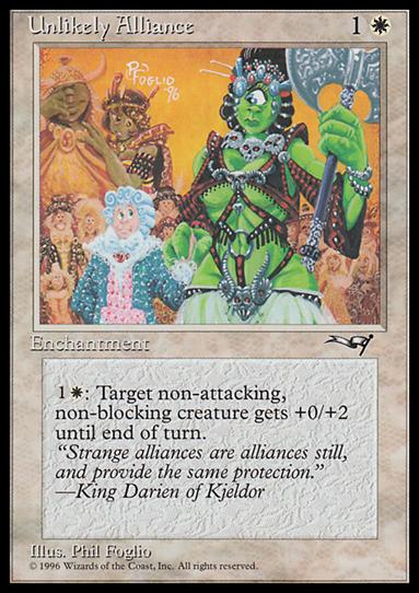 Magic the Gathering: Alliances (Base Set) card 20 Unlikely Alliance