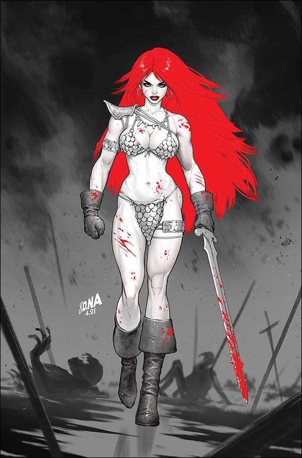 Red Sonja: Black White Red issue 2-Q David Nakayama Virgin Cover