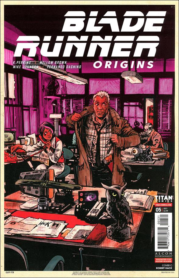 Blade Runner Origins issue 5-C Robert Hack Cover