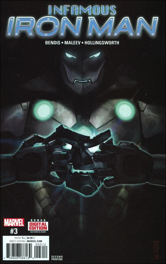 Infamous Iron Man issue 3-C Alex Maleev Cover (2nd Printing)