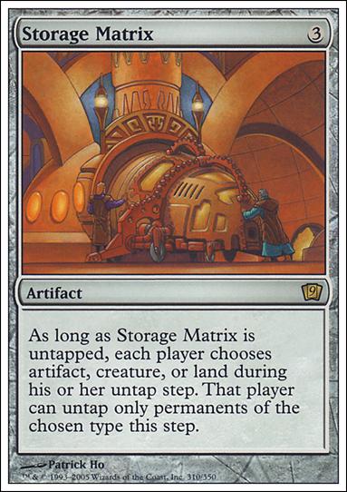 Magic the Gathering: 9th Edition (Base Set) card 310 Storage Matrix