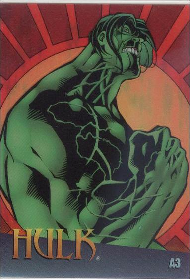 Marvel vs WildStorm (Clearchrome Subset) card A3 Hulk