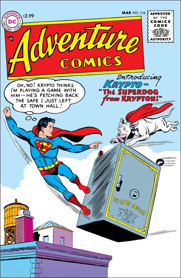 Adventure Comics (1938) issue 210-B Facsimile Edition 2025 Polybagged Cover