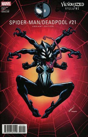 Spider-Man/Deadpool issue 21-B Ed McGuinness Venomized Villains Cover