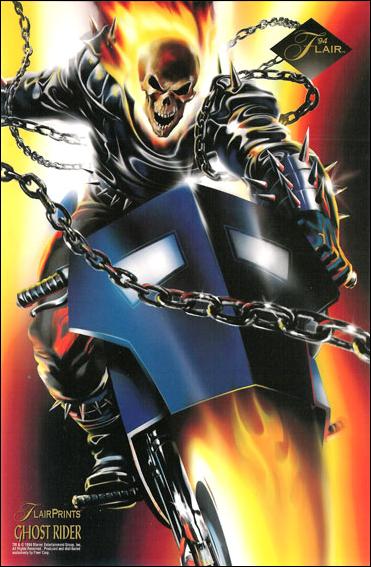Marvel Annual Flair '94 (FlairPrints Subset) card 3 Ghost Rider