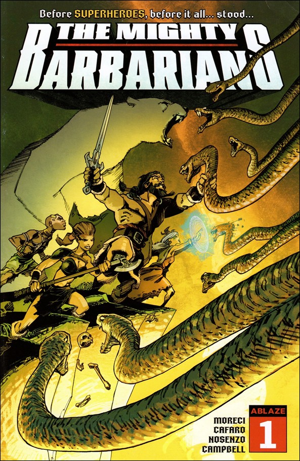 Mighty Barbarians issue 1 Olivier Vatine Cover