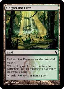 Magic the Gathering: Duel Decks: Izzet vs. Golgari (Base Set) card 80 Golgari Rot Farm