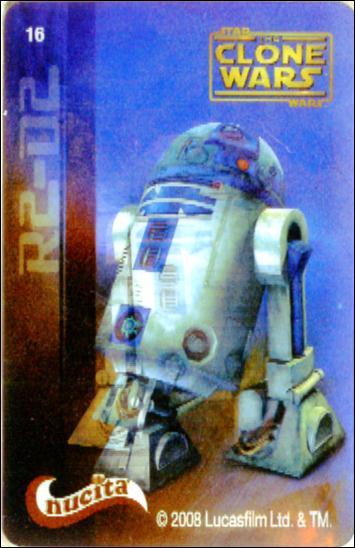 Star Wars The Clone Wars Nucita Motion Cards (Promo) card 16 R2-D2