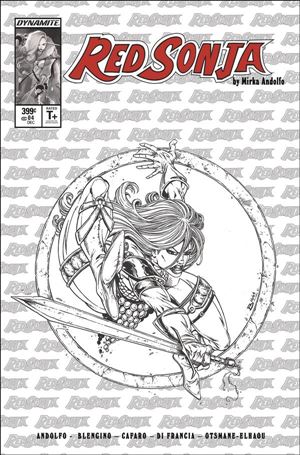 Red Sonja (2021) issue 4-J Jason Biggs 1:11 Black & White Cover