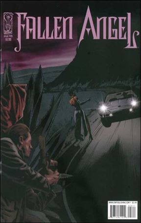 Fallen Angel (2005) issue 28 J. K. Woodward Hitchhiking Cover